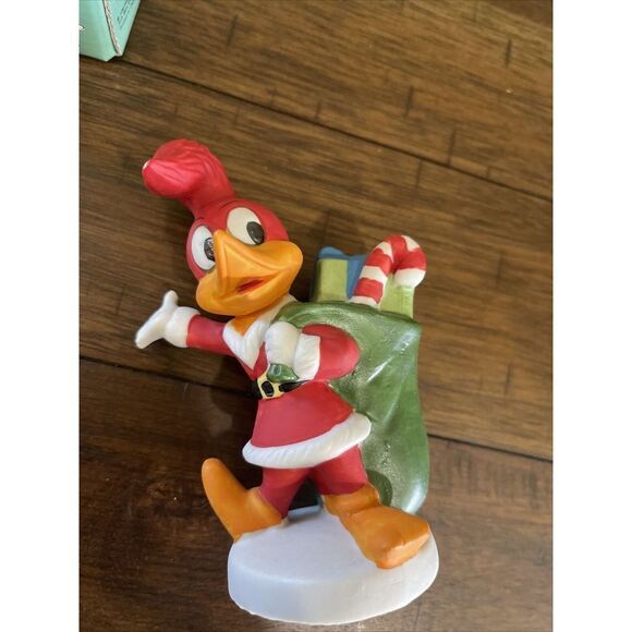 Walter Lanz  Woody Woodpecker Christmas Santa Porcelain Figurine 5" - Picture 2 of 7